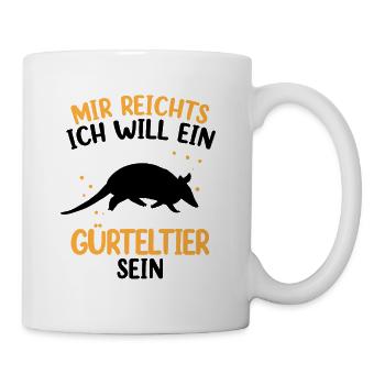 Wants to be an armadillo Armadillo Armadillo - Mug - white - Right