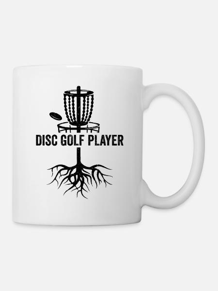 Disc Golf Player Disc Golf Basket Disc Golf Player - Tasse - Weiß