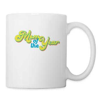 Mother of the Year Great Mom Vintage Style - Mug - white - Right