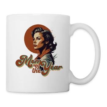 Mère de l’année Fière du meilleur design de maman - Mug blanc - blanc - Droite