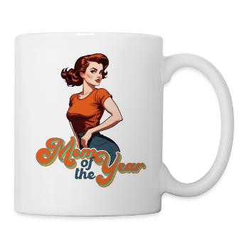 Mutter des Jahres Tolle Mama Stolze Beste - Tasse - Weiß - Rechts