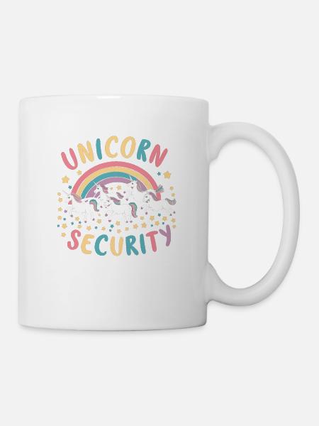 Unicorn Security Unicorn Motto Unicorn Security - Mug - white