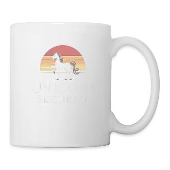 Sécurité des licornes Devise de la licorne Sécurité des licornes - Mug blanc - blanc - Droite