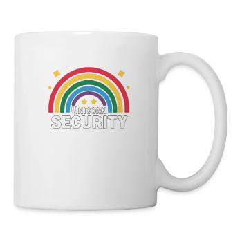 Sécurité des licornes Devise de la licorne Sécurité des licornes - Mug blanc - blanc - Droite