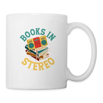 Dual Channel Novels: Experiencing Books In Stereo - Tasse - Weiß - Rechts
