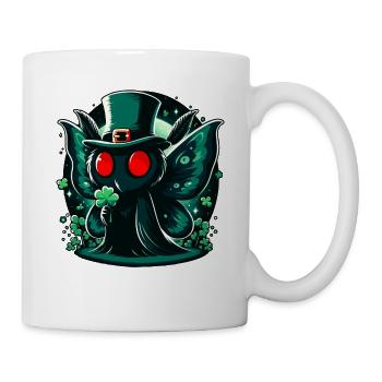 Irish Leprechaun Mothman - Tasse - Weiß - Rechts
