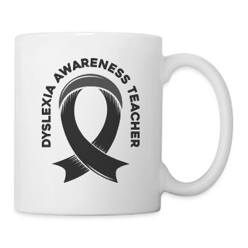 Legasthenie-Bewusstseinslehrer Legasthenie-Apraxie - Tasse - Weiß - Rechts