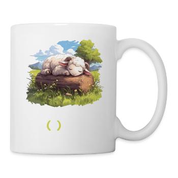Offizielles Schafshirt Offizielles Schlafshirt - Tasse - Weiß - Rechts
