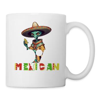 Lustiger Fiesta Spruch Kein Mexikaner Dia De - Mug blanc - blanc - Droite