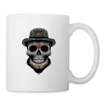 Dia De Muertos Mexico Sugar Skull Design - Mug - white - Right