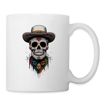 Dia De Muertos Sugar Skull Mexican Design - Mug - white - Right
