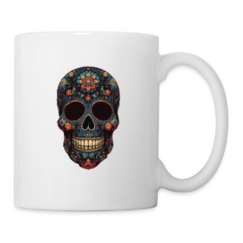 Dia De Muertos Skull Design Vacances Mexicaines - Mug blanc - blanc - Droite