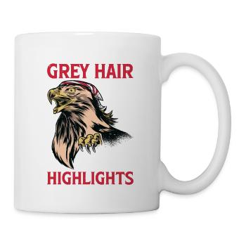 Je n’ai pas de cheveux gris J’ai des mèches de sagesse 3 - Mug blanc - blanc - Droite