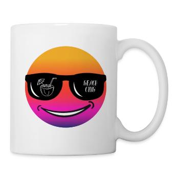 Beach Vibes Face - Mug - white - Right