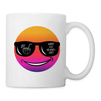 Beach Vibes Where my beaches are? - Tasse - Weiß - Rechts