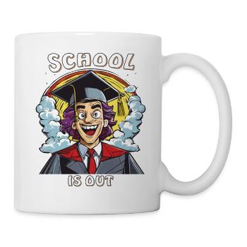 SCHOOL IS OUT - Mug - white - Right