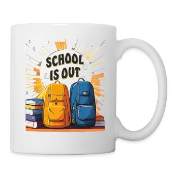 SCHOOL IS OUT - Mug - white - Right