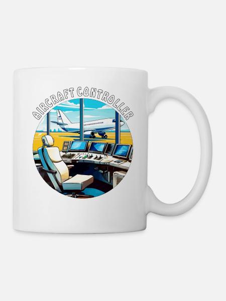 AIRCRAFT CONTROLLER - Tasse - Weiß