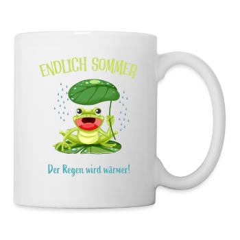 Endlich Sommer - Tasse - Weiß - Rechts