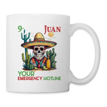 Lustiger Tequila Spruch Cinco De Mayo Design - Tasse - Weiß - Rechts