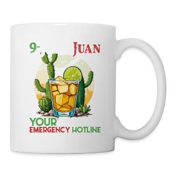Lustiger Tequila Spruch Cinco De Mayo Design - Tasse - Weiß - Rechts