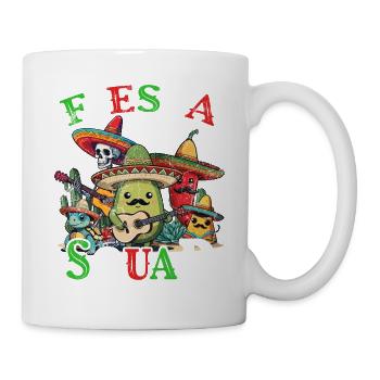 Drôle de Fiesta Dire Cinco De Mayo Dia De - Mug blanc - blanc - Droite