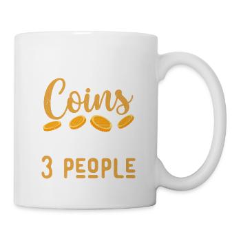 Few People, Many Coins: A Collector's Truth - Mug - white - Right