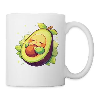 Schlafocado Chemise de nuit officielle - Mug blanc - blanc - Droite