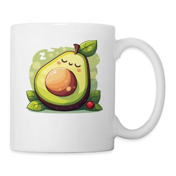 Schlafocado Chemise de nuit officielle - Mug blanc - blanc - Droite