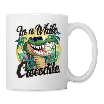 Drôle de crocodile alligator dans un crocodile - Mug blanc - blanc - Droite