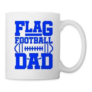 Flag Football Dad – Proud Flag Football Dad - Mug - white - Right