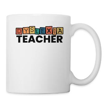 Legasthenie-Lehrerin Apraxie Legasthenie-Therapeutin - Tasse - Weiß - Rechts