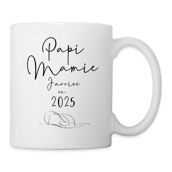 Annonce grossesse grand parents - Mug blanc - blanc - Droite