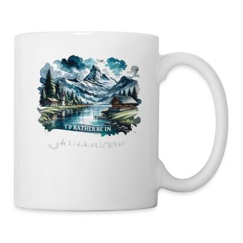Je préfère être en Suisse vacancier - Mug blanc - blanc - Droite