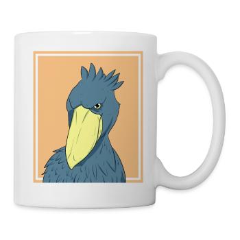 Shoebill Bird Ornithologist Forest I Gift - Mug - white - Right