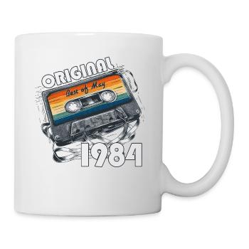 Cassette May 1984 Vintage 1984 Birthday 1984 - Mug - white - Right