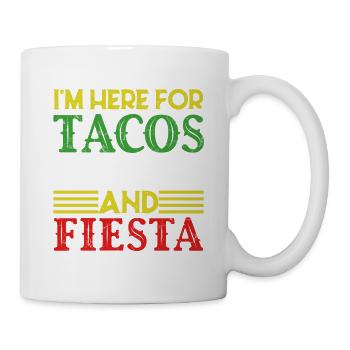 Drôle de Fiesta disant Fête Mexicaine - Mug blanc - blanc - Droite