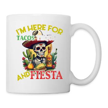 Drôle de Fiesta Dicton Cinco De Mayo Taco Design - Mug blanc - blanc - Droite