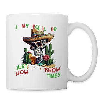 Lustige Tequila Era Cinco De Mayo Mexiko - Tasse - Weiß - Rechts