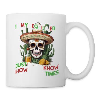 Lustige Tequila Era Cinco De Mayo Mexiko - Tasse - Weiß - Rechts