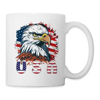 WHITE-TAILED EAGLE USA - Mug - white - Right