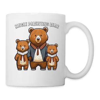 BEARS SINGLE PARENTING BEAR - Mug - white - Right