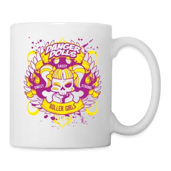 Puppenkopf - Tasse - Weiß - Rechts