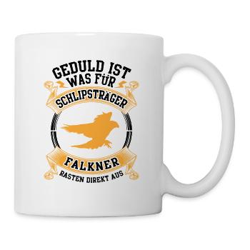 Falkner rasten direkt aus Beizjagd Falknerei - Tasse - Weiß - Rechts