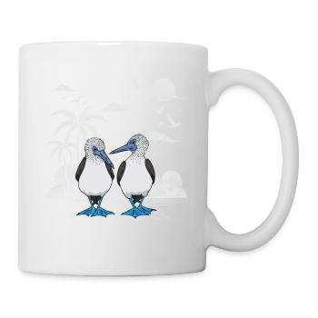 Blaufußtölpel Galapagos Islands - Tasse - Weiß - Rechts