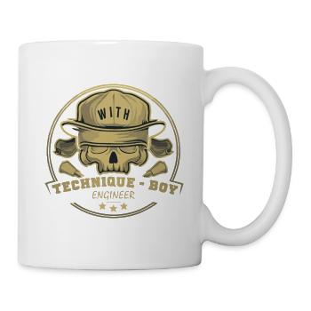 Technik - Tasse - Weiß - Rechts