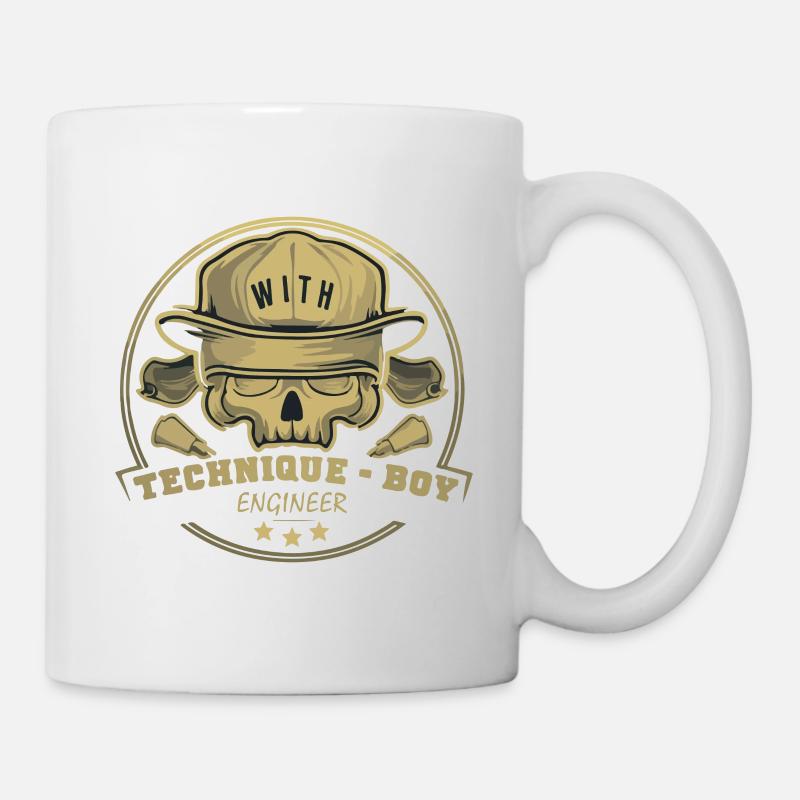 Technik - Tasse - Weiß