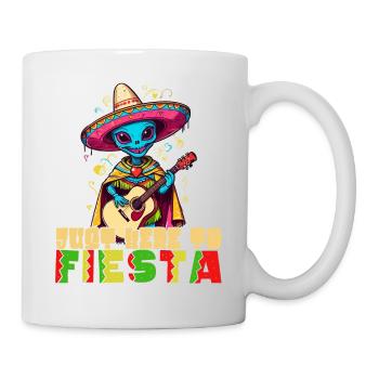 Drôle de fête Fiesta Alien Vacances mexicaines - Mug blanc - blanc - Droite