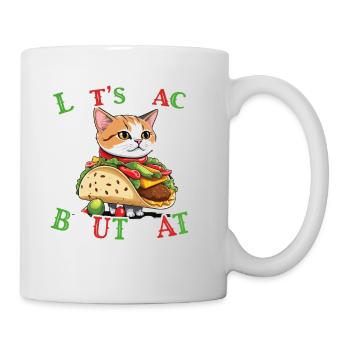 Taco Cat Saying Cinco De Mayo Fiesta - Mug - white - Right
