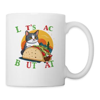 Taco Cat Saying Cinco de Mayo Fiesta - Mug - white - Right